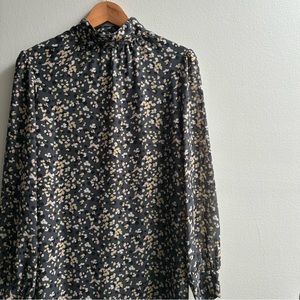 Kendall + Kylie long sleeve chiffon dress